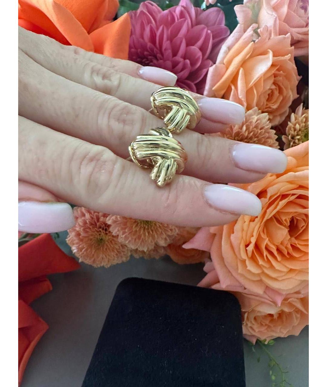 TIFFANY&CO Золотые серьги из желтого золота, фото 3