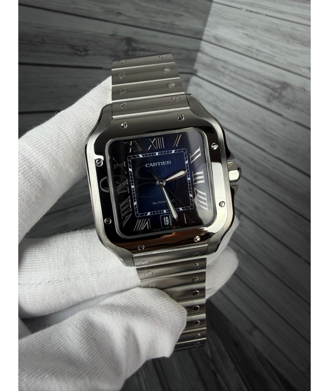 CARTIER Темно-синие часы, фото 2