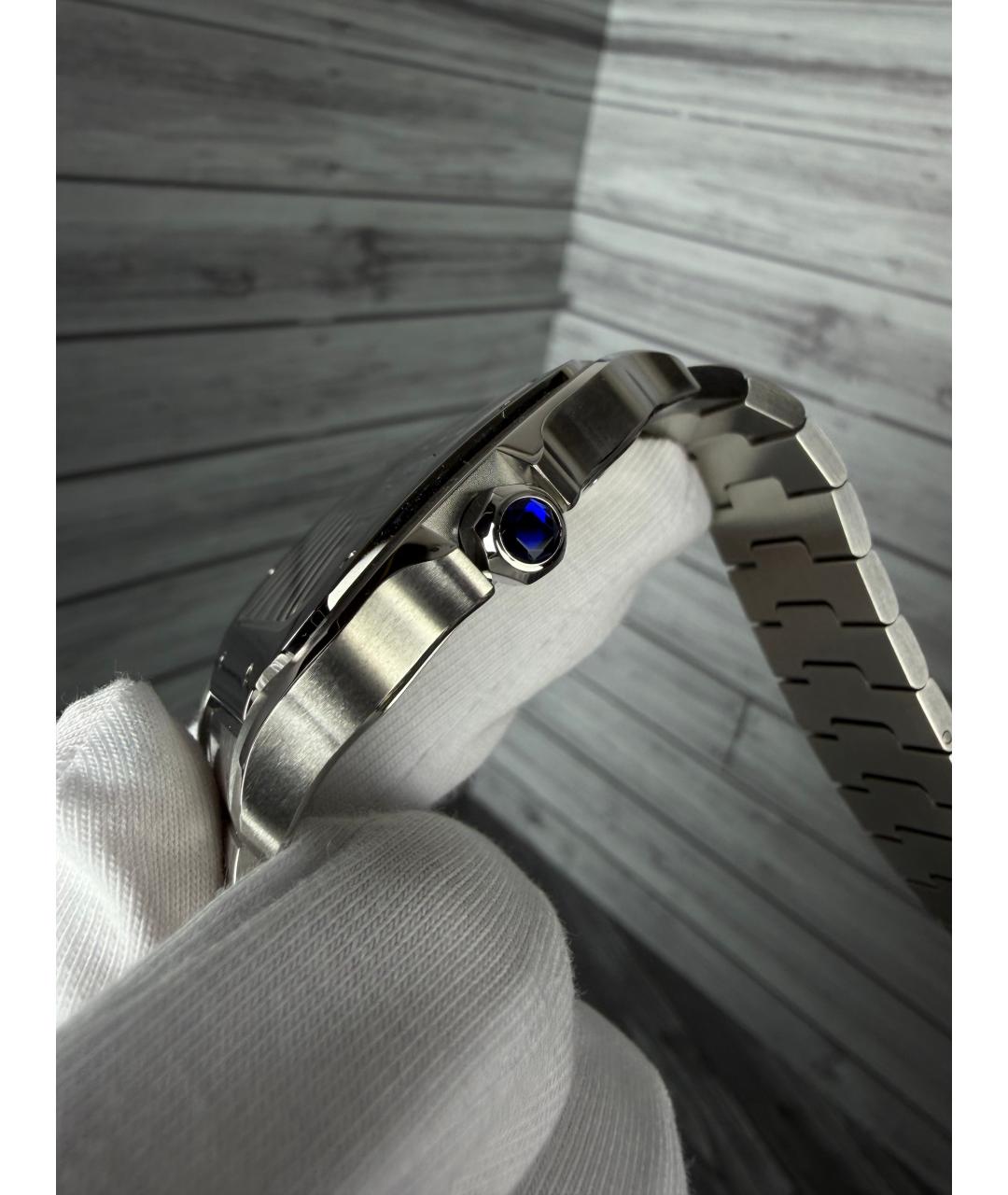 CARTIER Темно-синие часы, фото 4