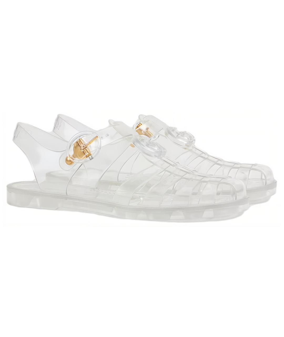 GUCCI Резиновые сандалии, фото 3