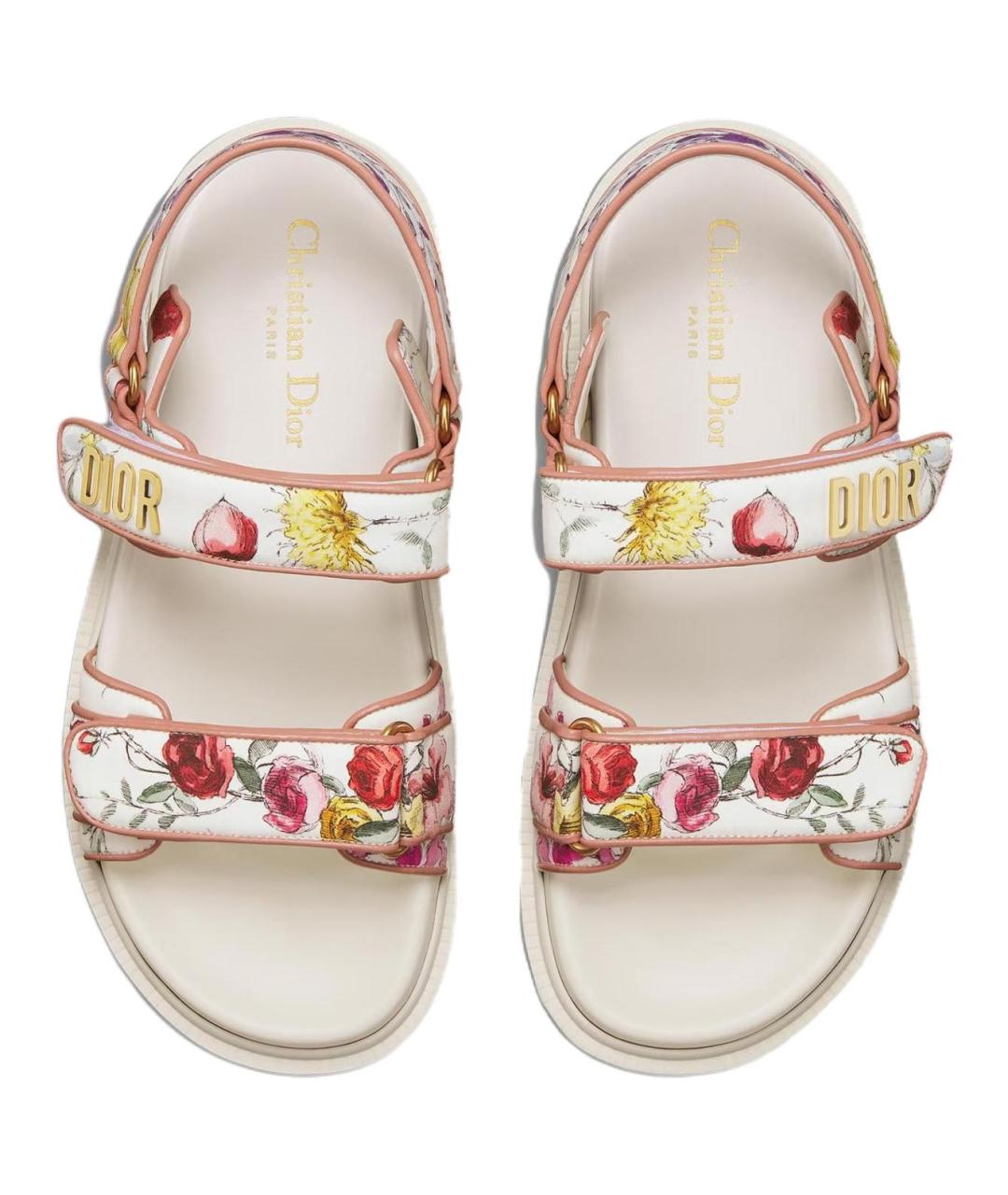 CHRISTIAN DIOR Белые сандалии, фото 5