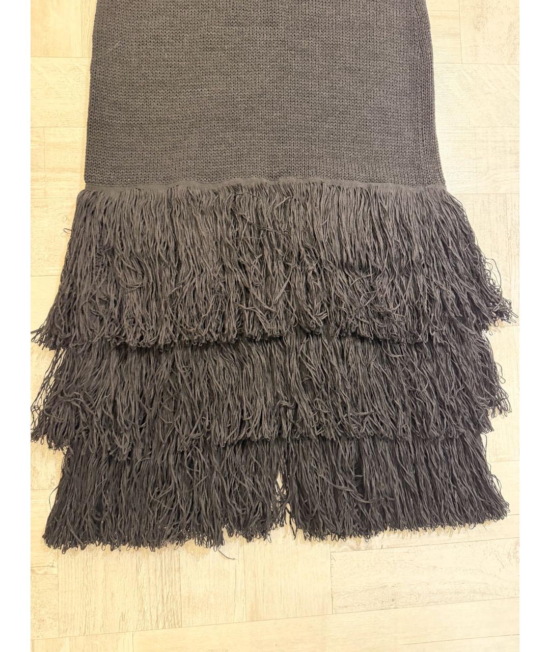 12 STOREEZ Черное хлопковое повседневное платье, фото 3