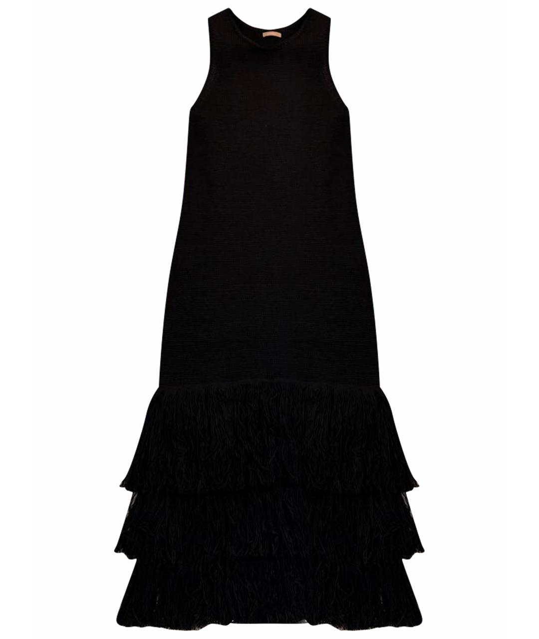 12 STOREEZ Черное хлопковое повседневное платье, фото 1