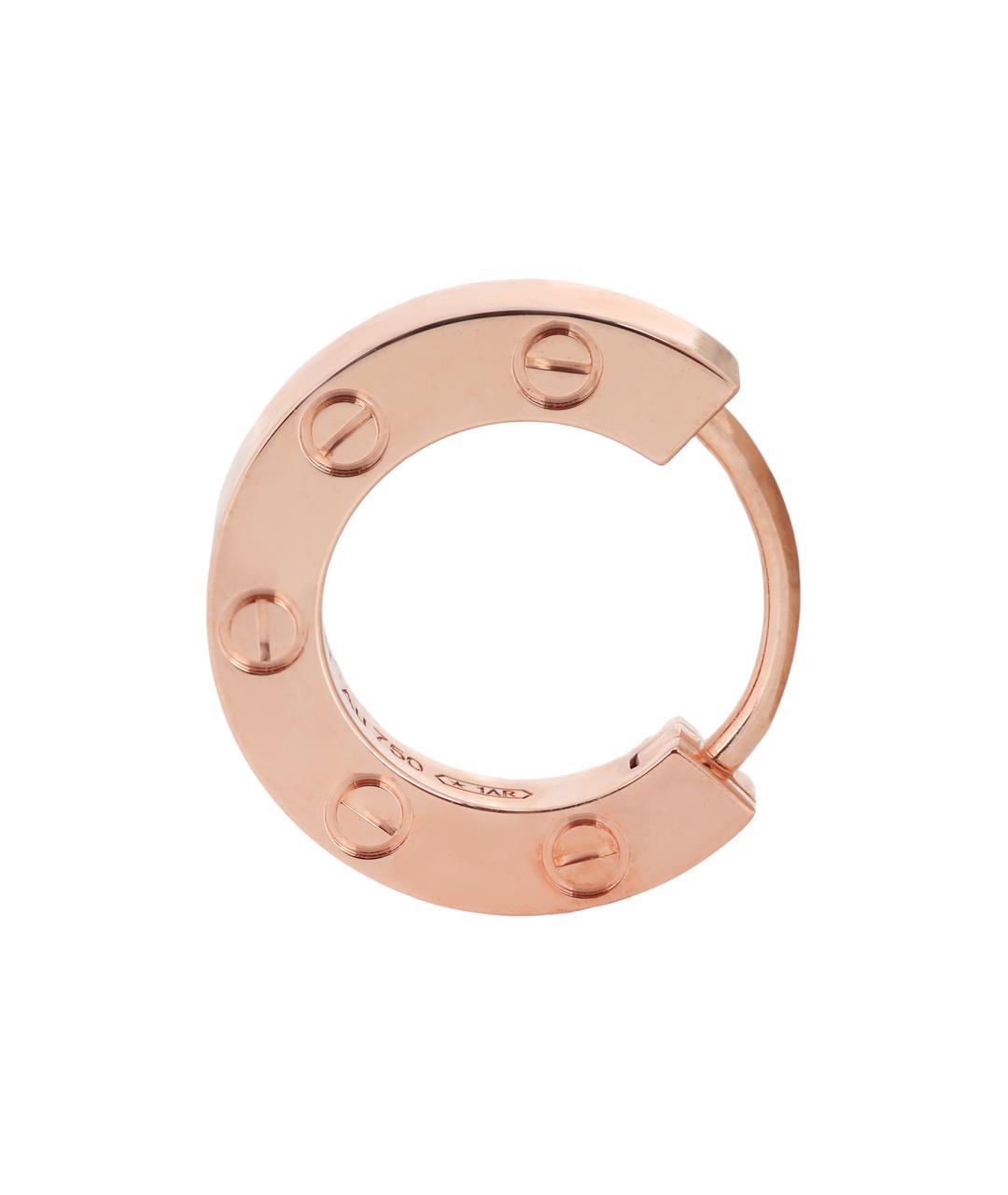 CARTIER Серьги из розового золота, фото 2