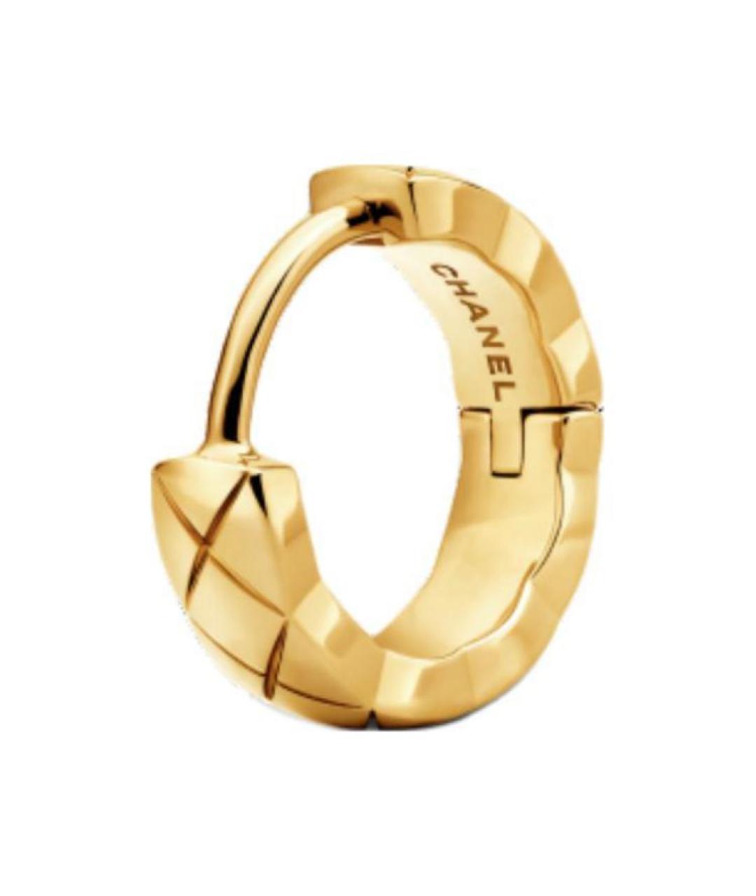 CHANEL Золотые серьги, фото 3