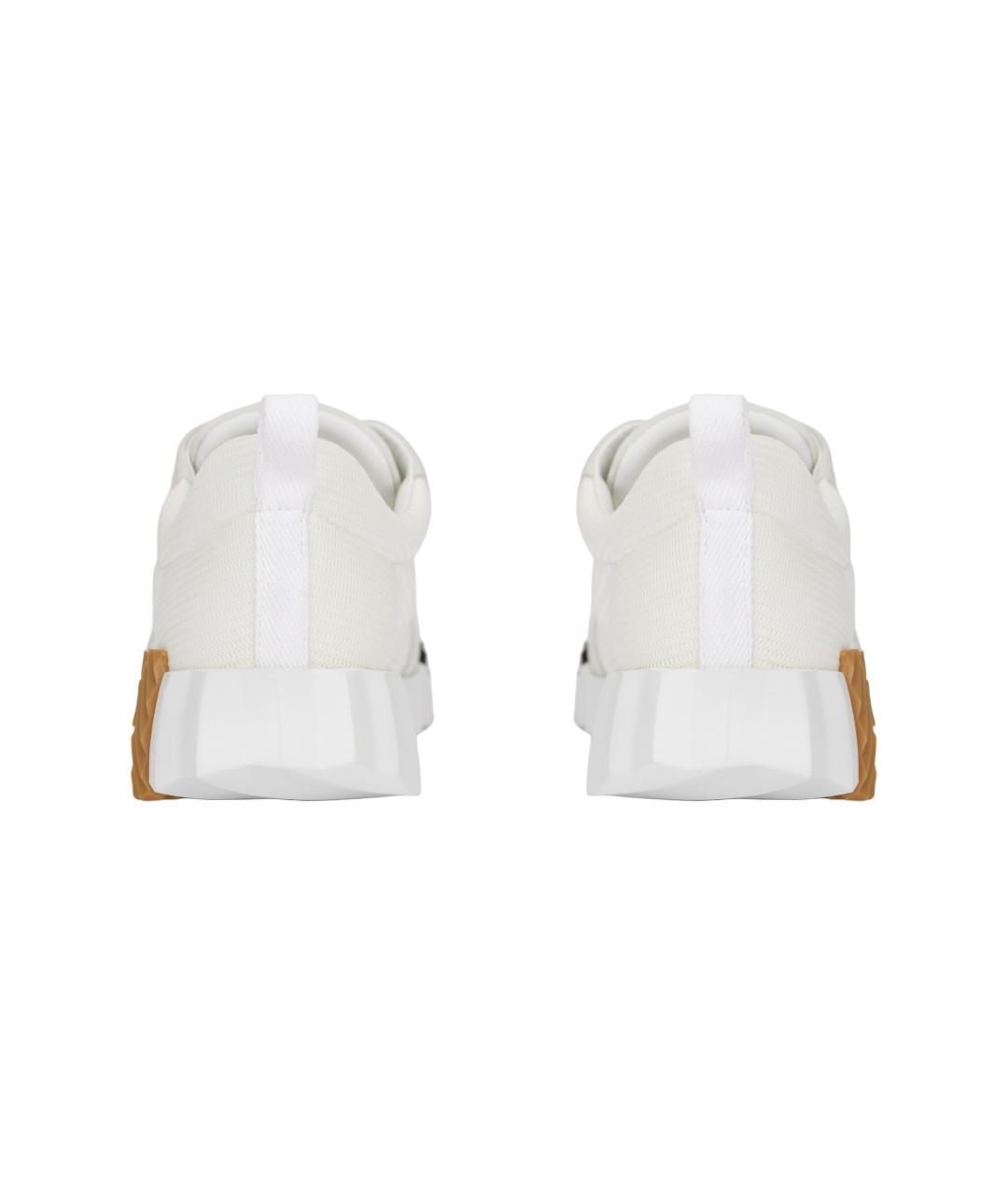 HERMES Белые кроссовки, фото 4