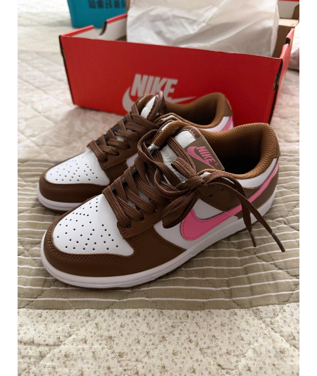 NIKE Мульти кожаные кроссовки, фото 4