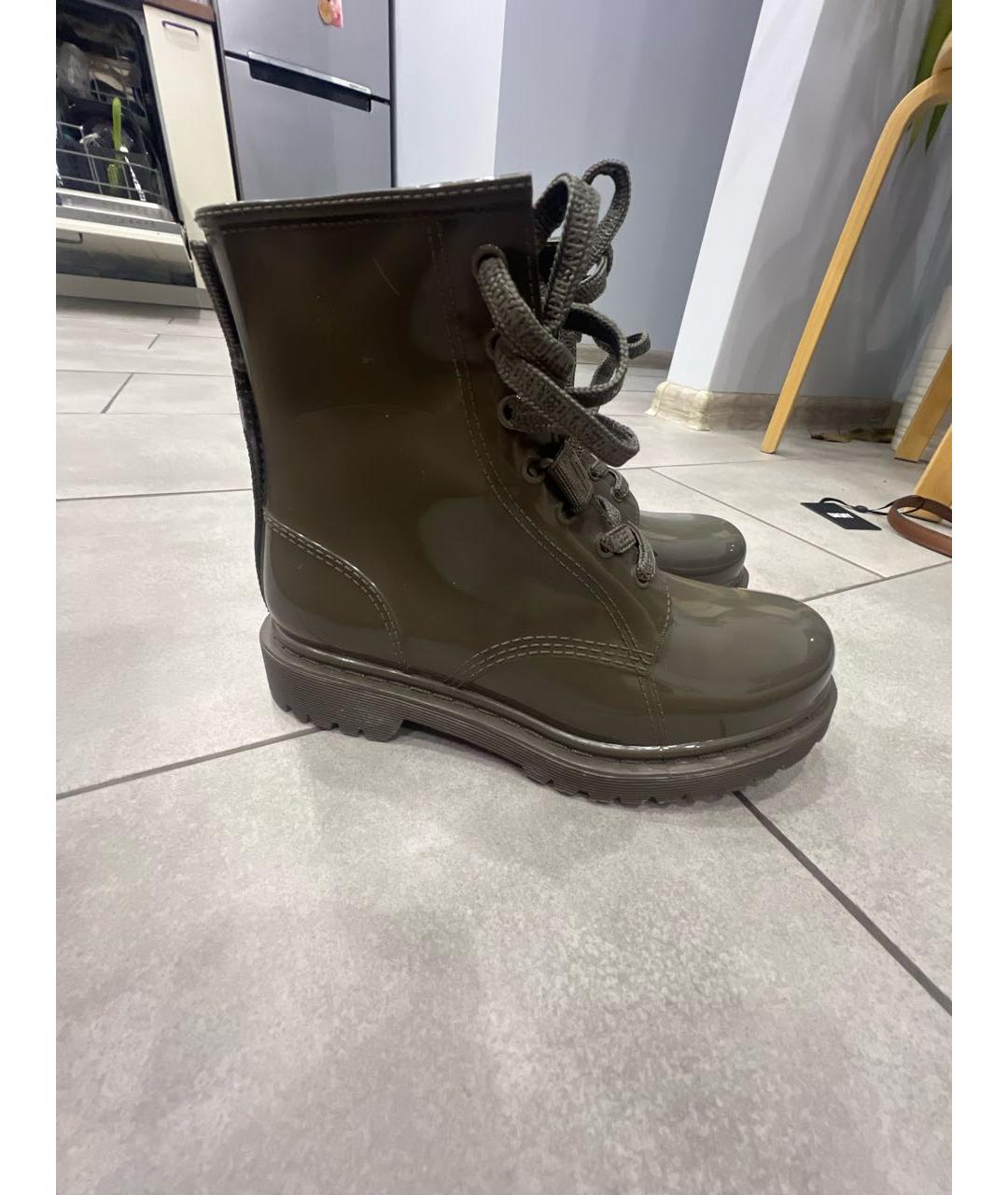 DKNY Серые резиновые ботинки, фото 5