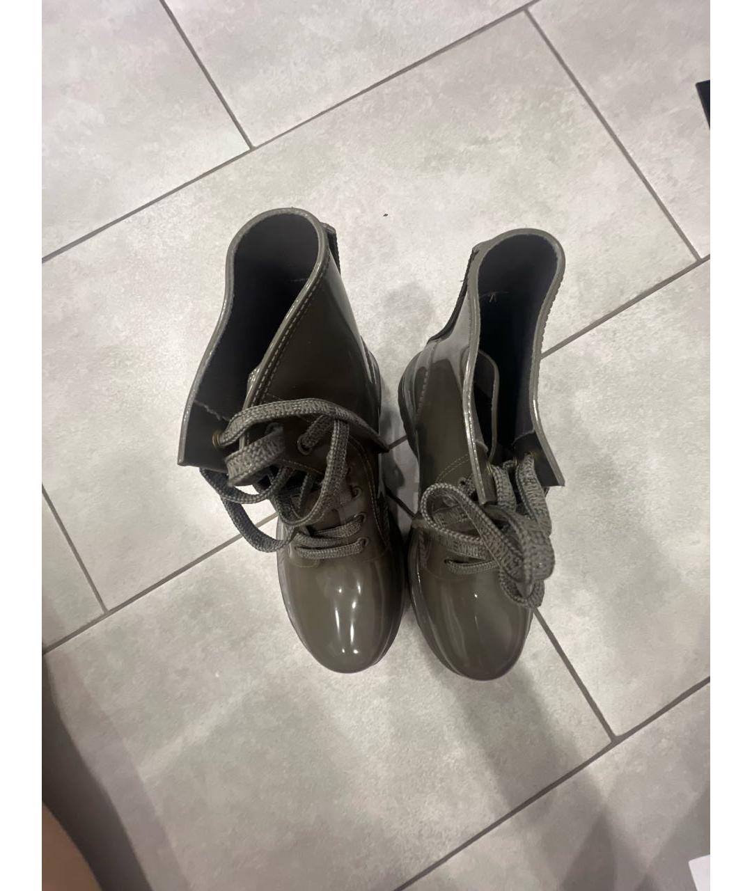 DKNY Серые резиновые ботинки, фото 3