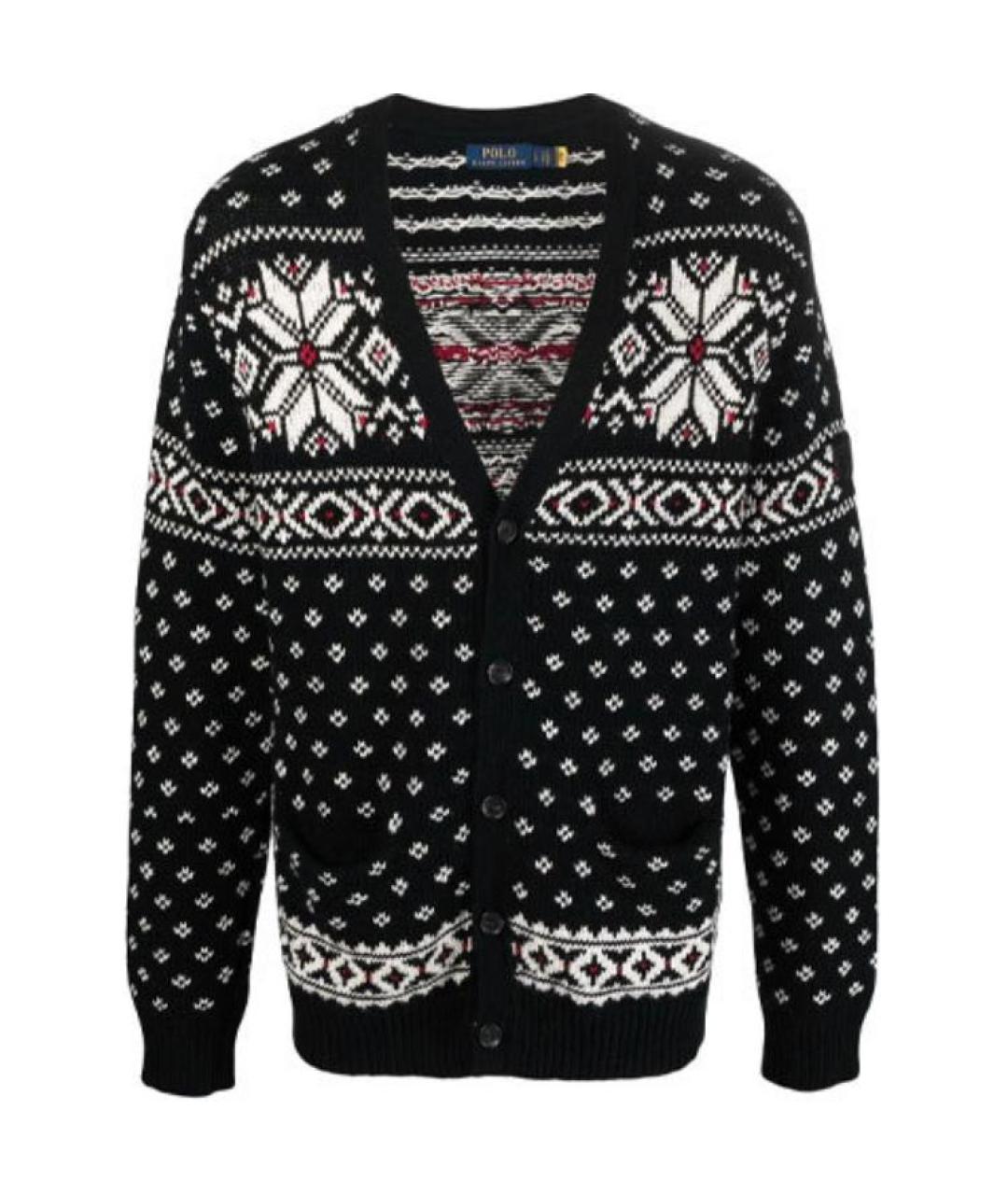 POLO RALPH LAUREN Черный кардиган, фото 1