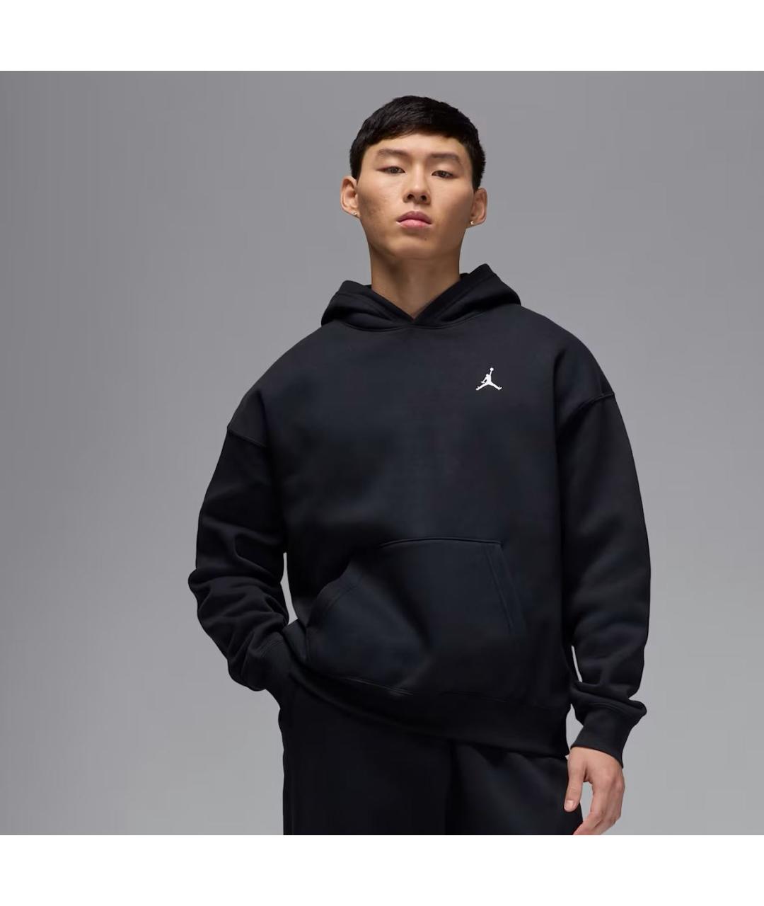 JORDAN Черный хлопковый спортивный костюм, фото 5
