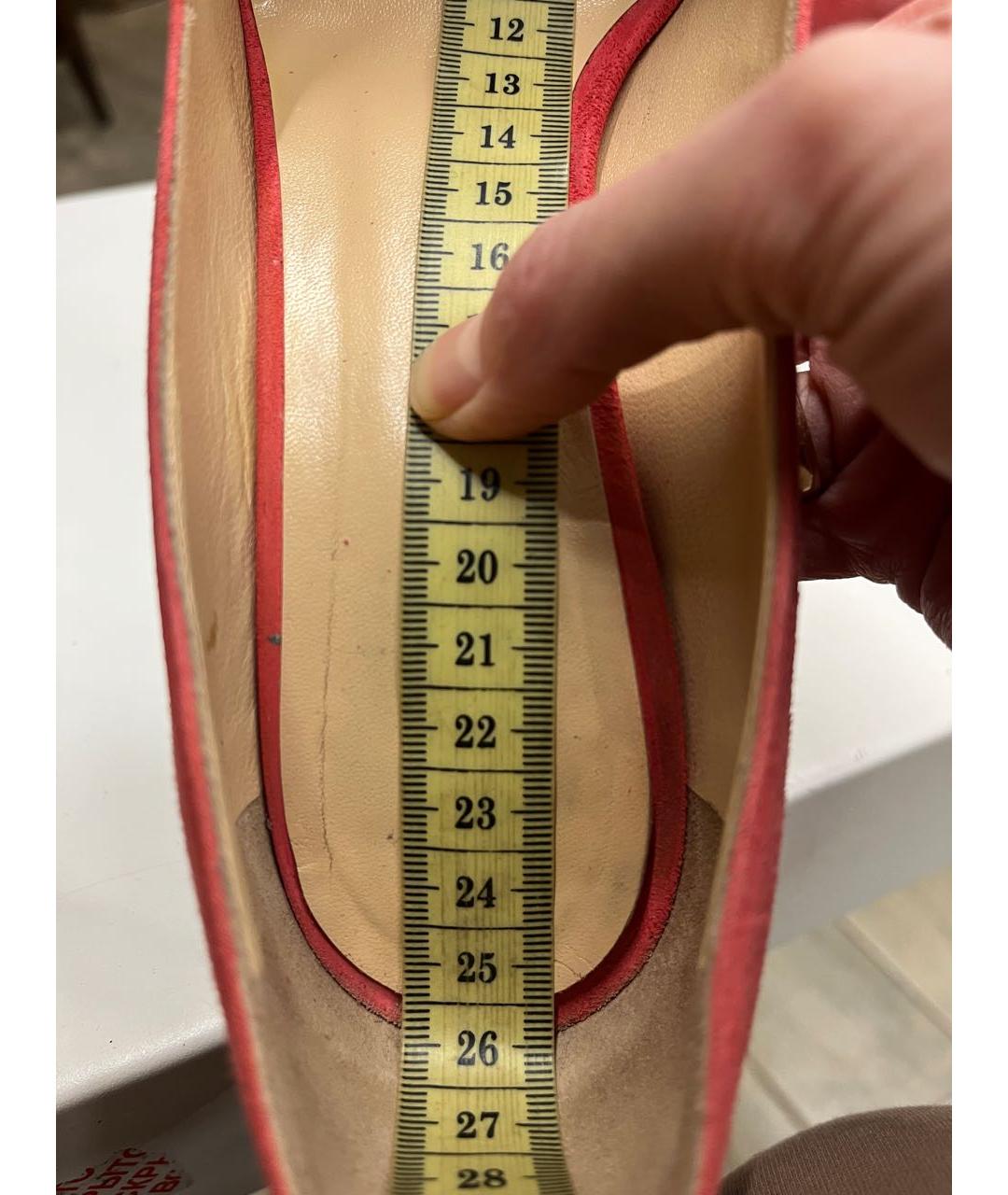 POLLINI Коралловые замшевые туфли, фото 2