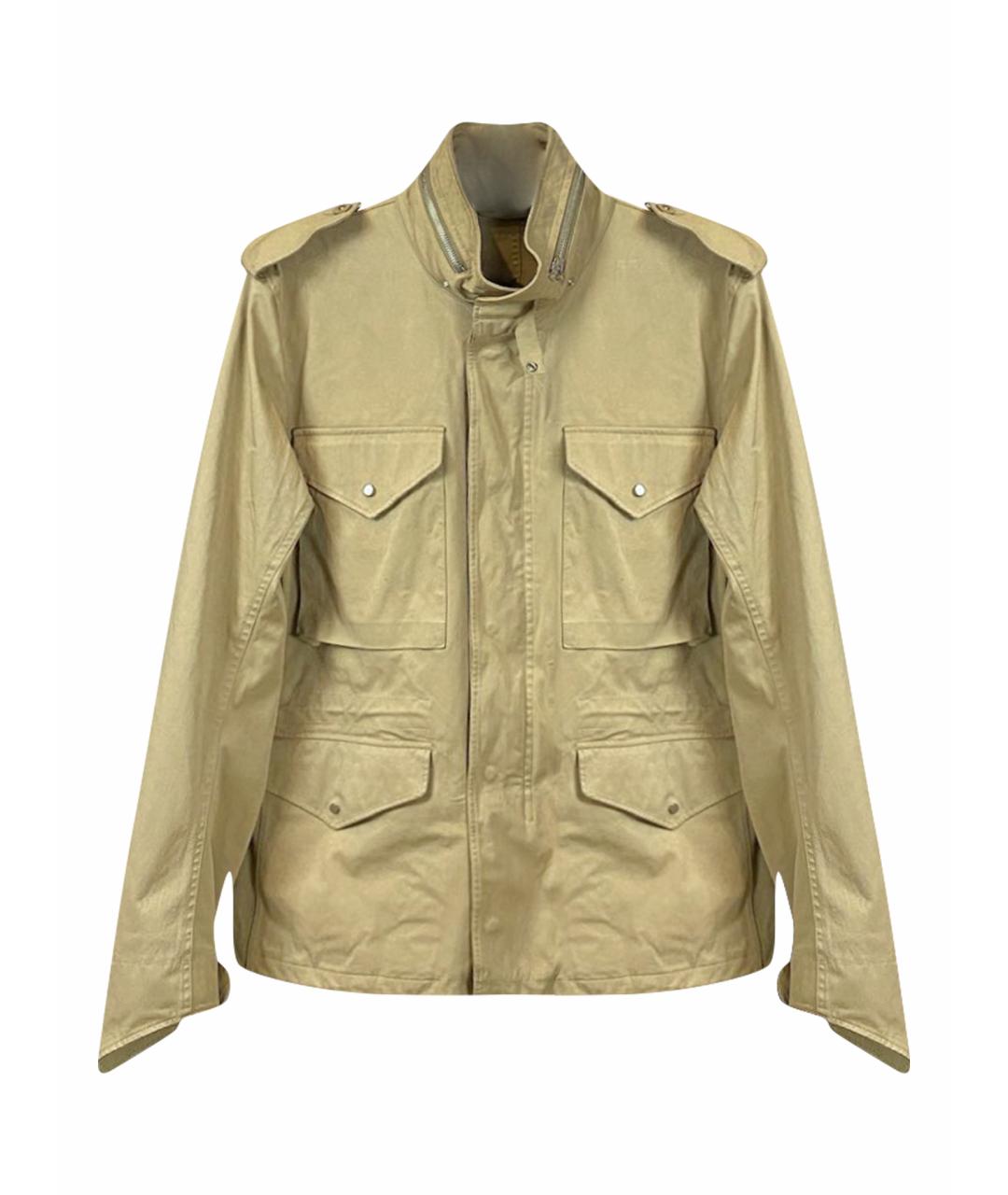 TEN C Горчичная полиамидовая куртка, фото 1