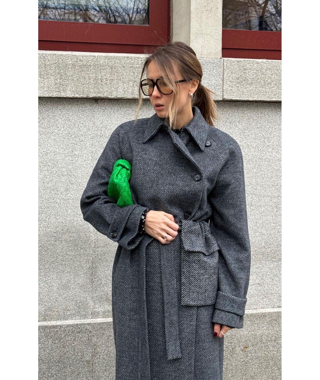 SAINT LAURENT Черные пластиковые солнцезащитные очки, фото 8