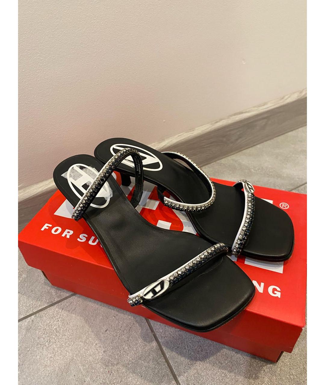 DIESEL Мульти кожаные мюли, фото 2