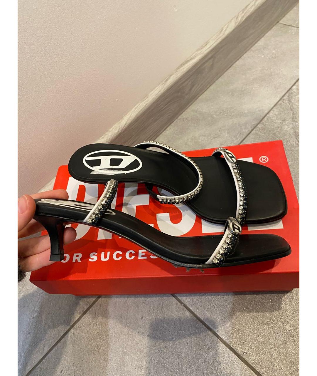 DIESEL Мульти кожаные мюли, фото 5