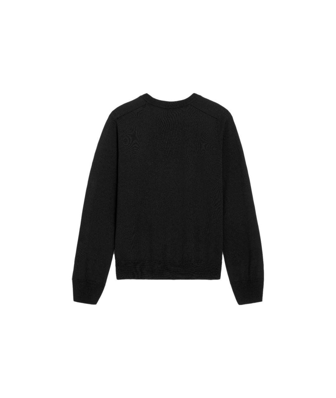 CELINE Черный шерстяной джемпер / свитер, фото 2