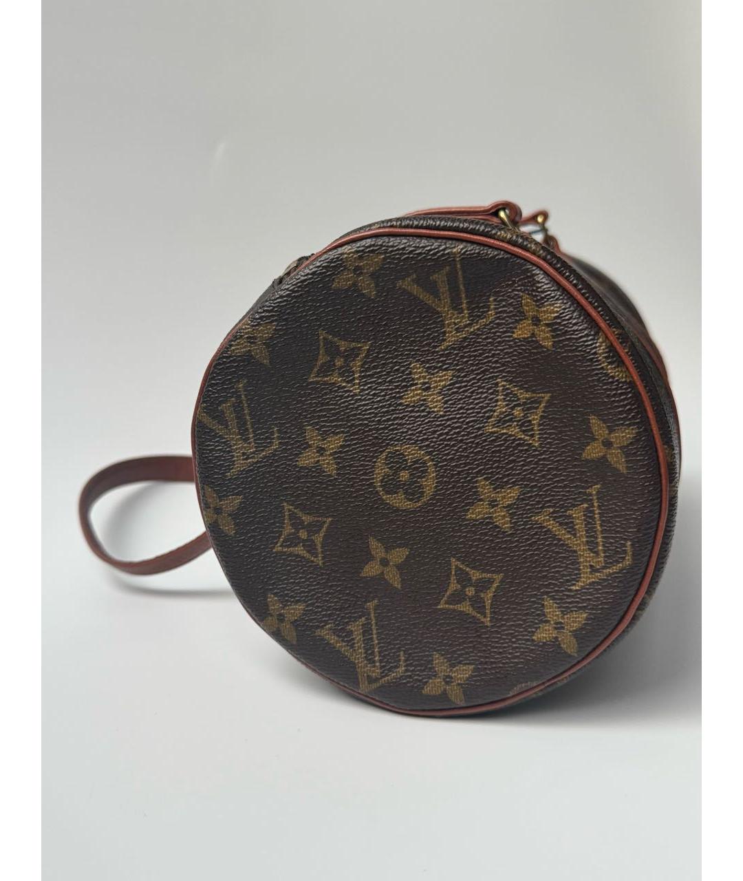 LOUIS VUITTON Коричневая сумка с короткими ручками, фото 7