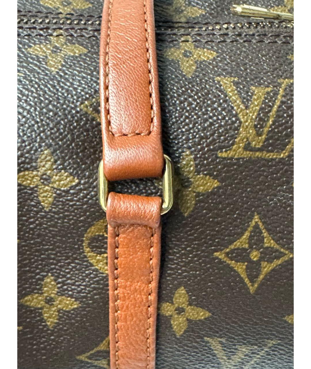 LOUIS VUITTON Коричневая сумка с короткими ручками, фото 8