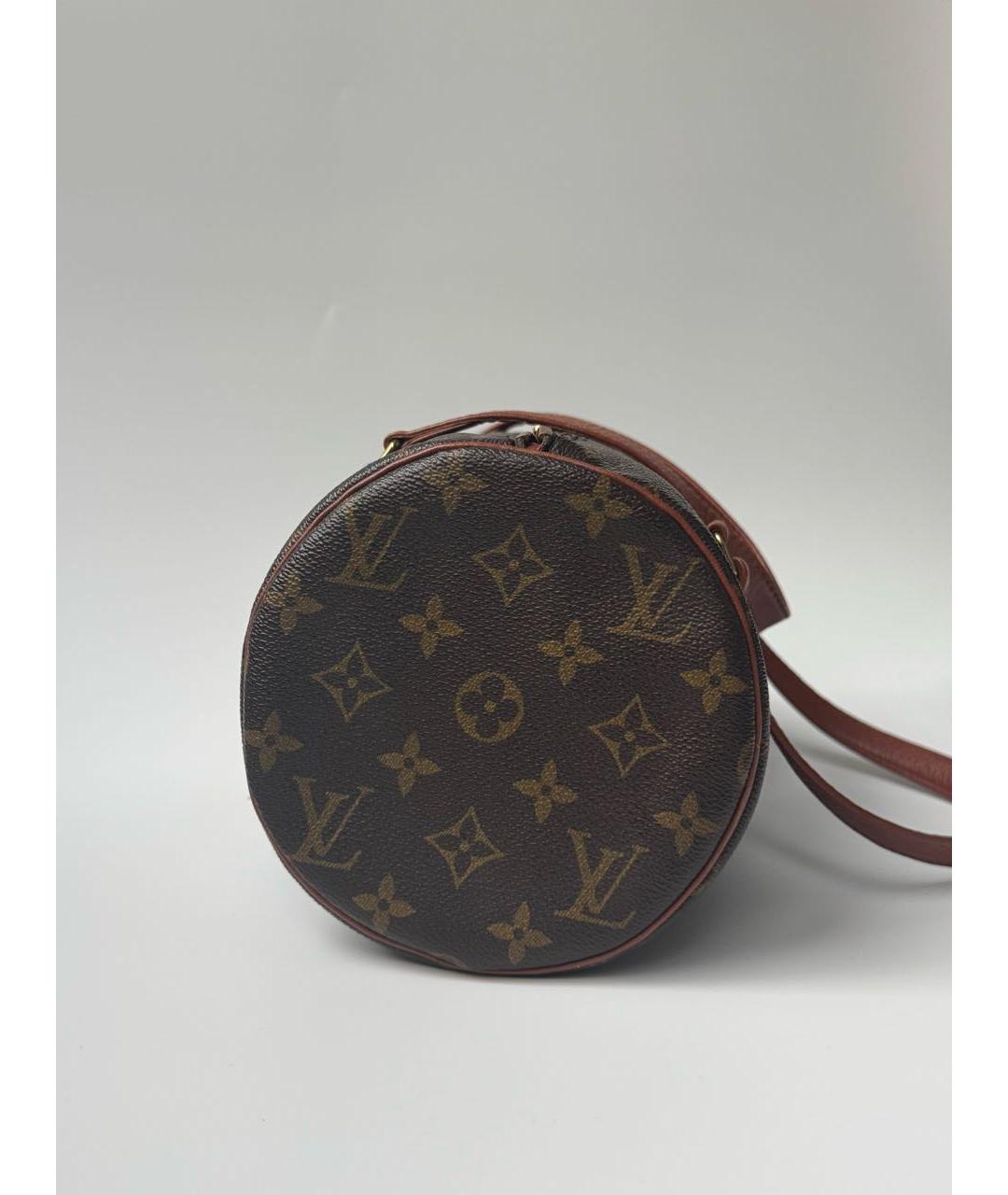 LOUIS VUITTON Коричневая сумка с короткими ручками, фото 6