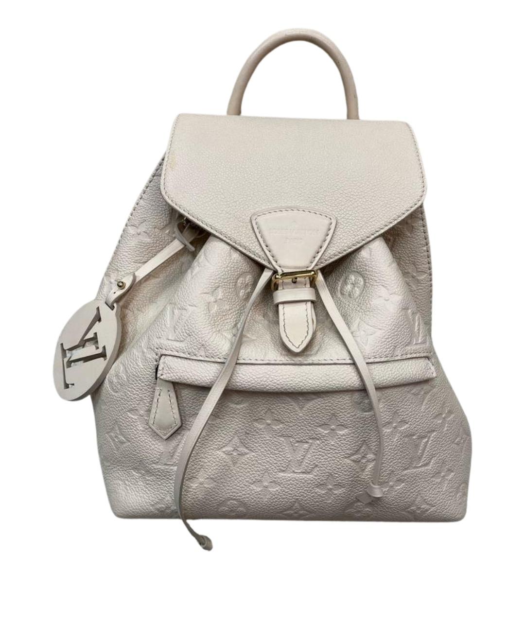 LOUIS VUITTON Бежевый кожаный рюкзак, фото 1