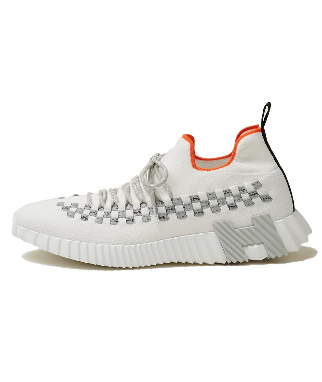 HERMES Белые низкие кроссовки / кеды, фото 5