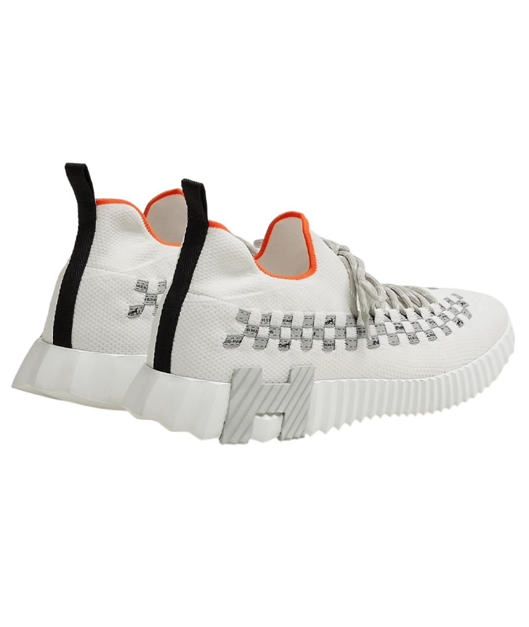 HERMES Белые низкие кроссовки / кеды, фото 3