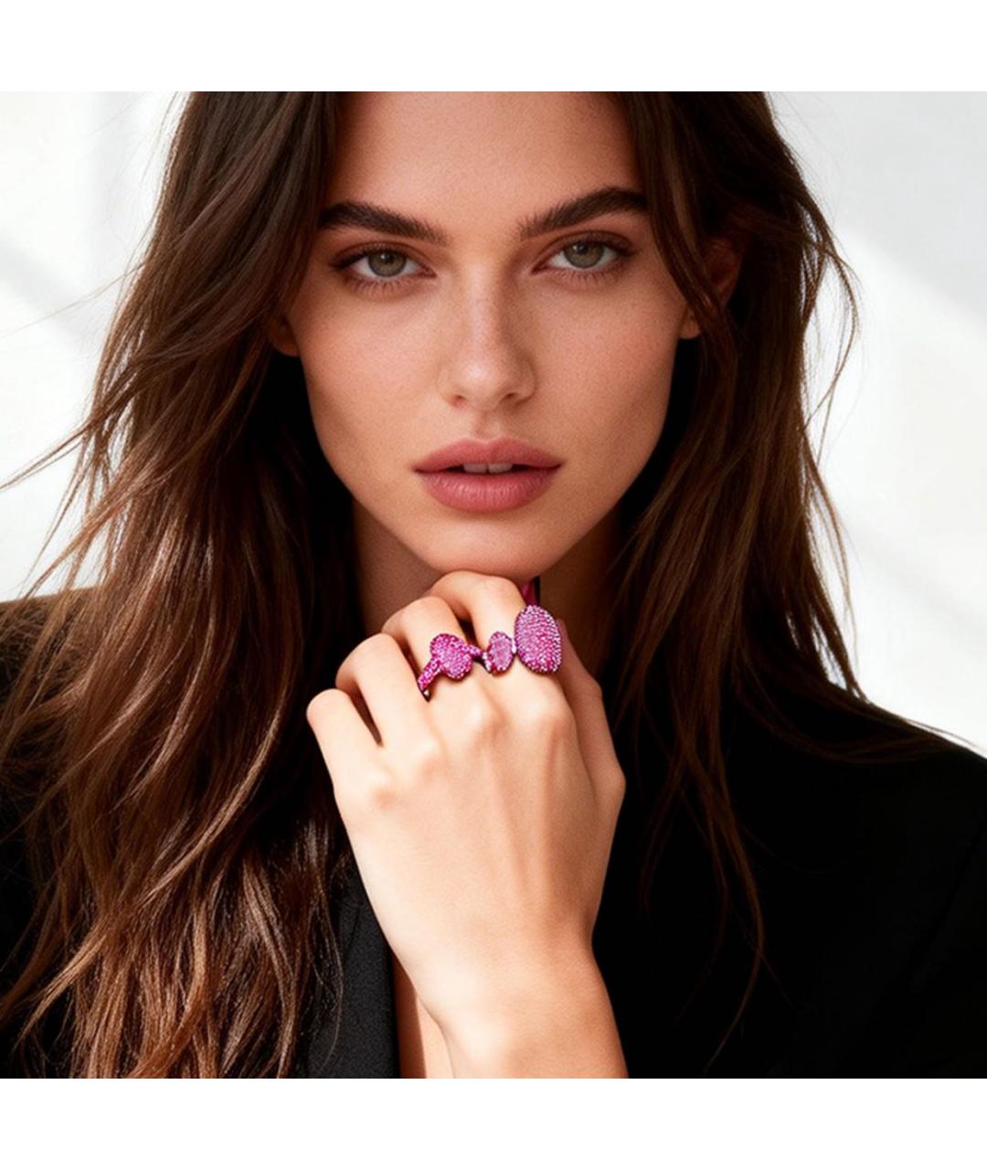 APM Monaco Розовое серебряное кольцо, фото 3