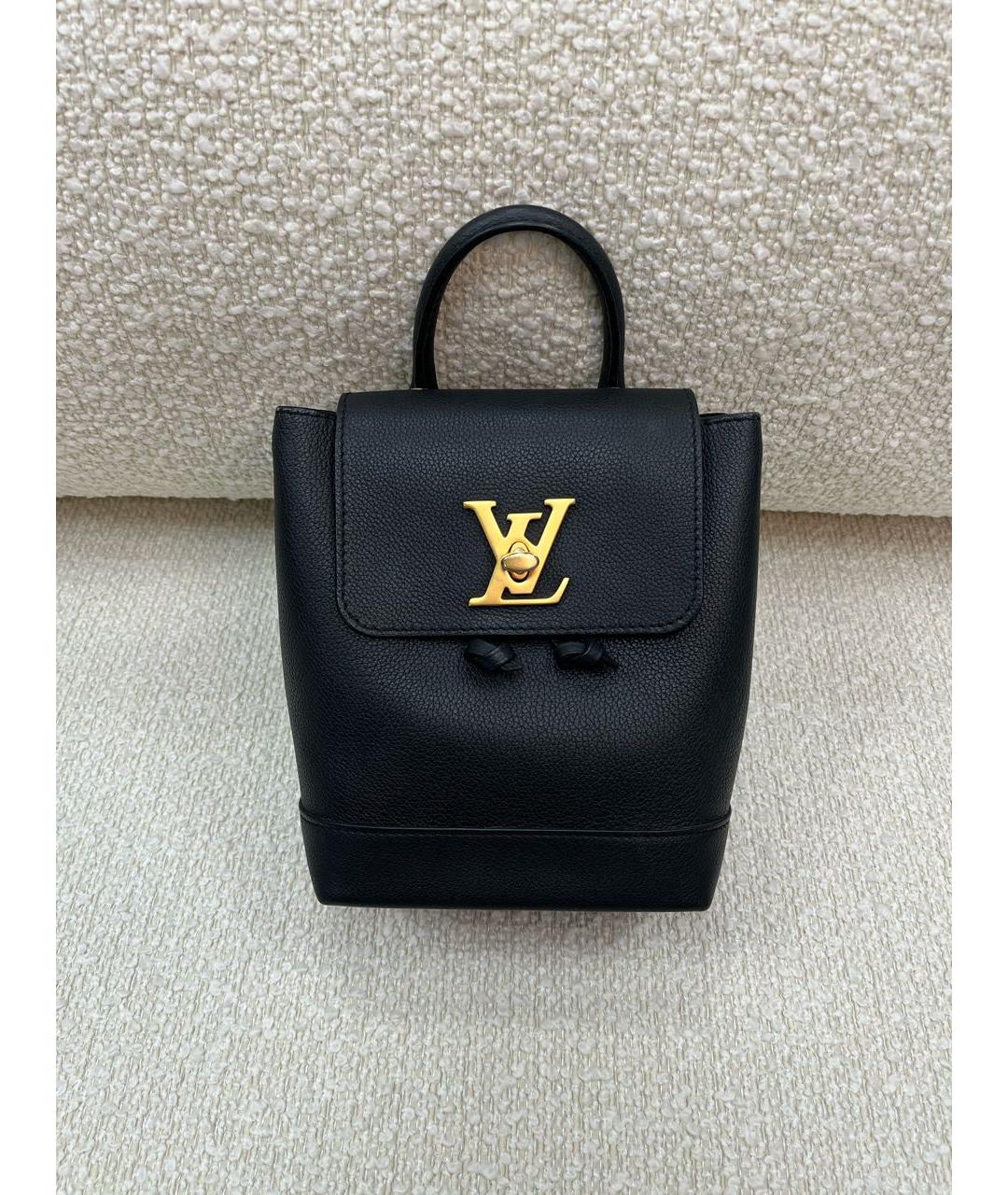 LOUIS VUITTON Черный кожаный рюкзак, фото 7