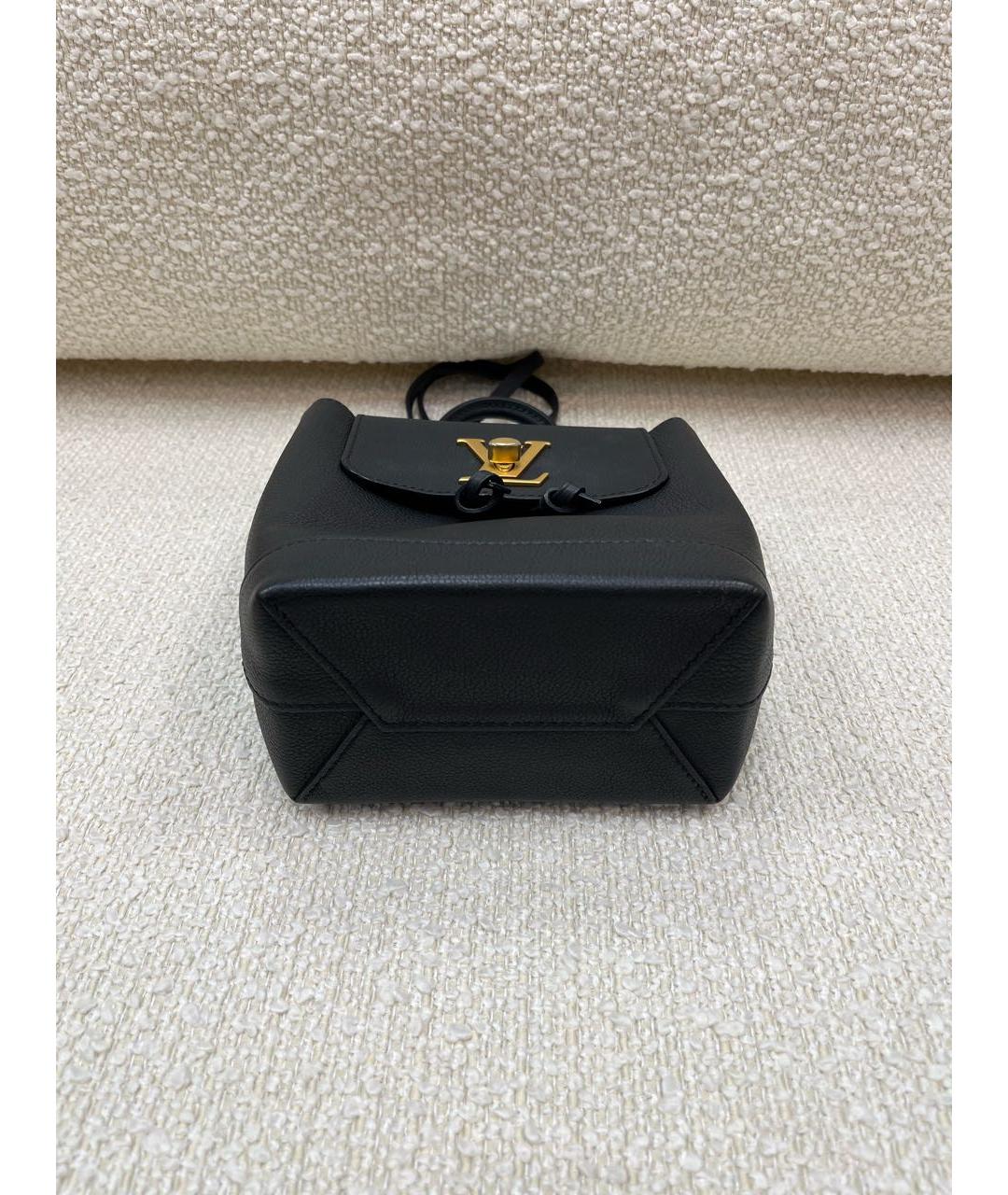 LOUIS VUITTON Черный кожаный рюкзак, фото 6