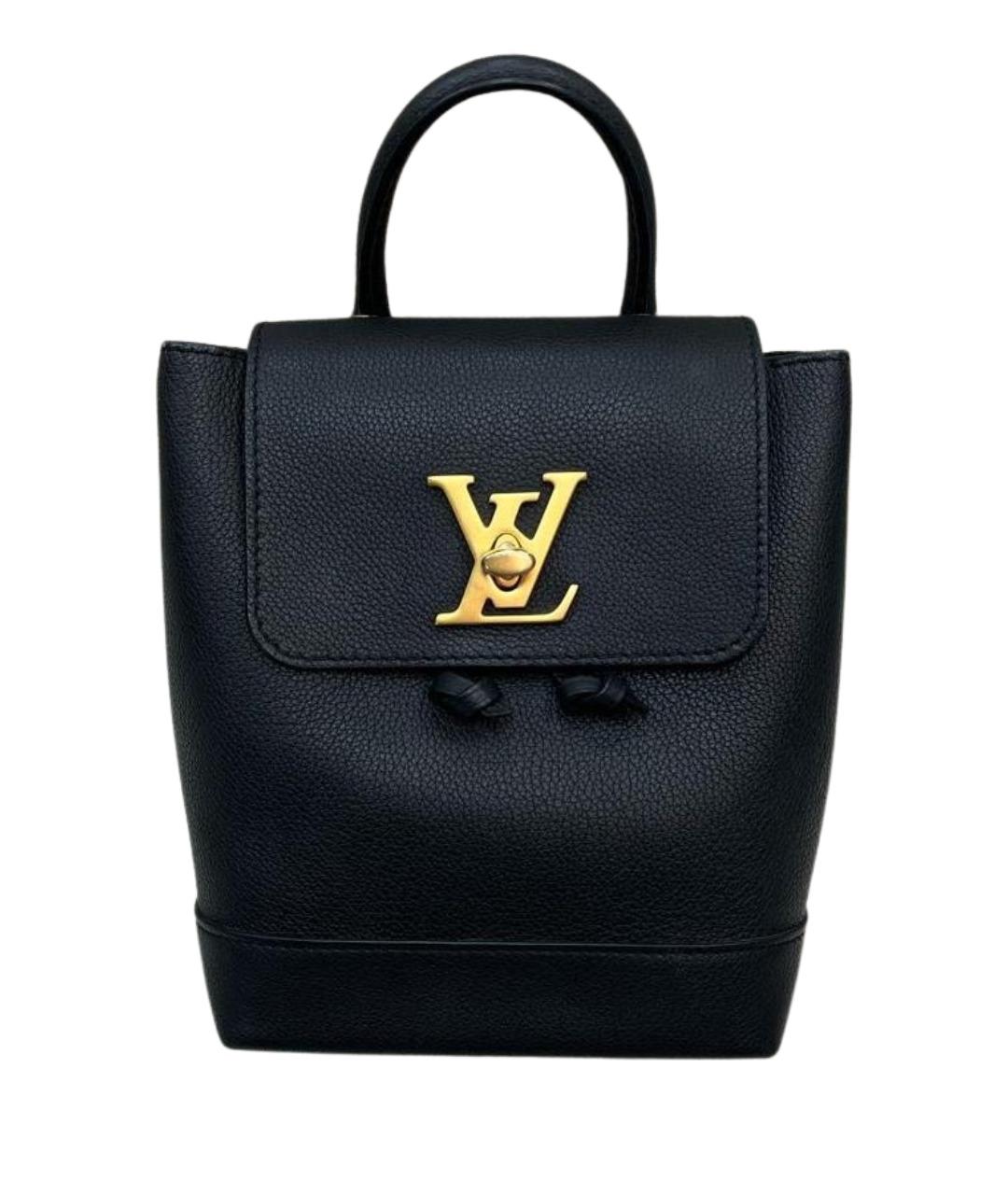 LOUIS VUITTON Черный кожаный рюкзак, фото 1