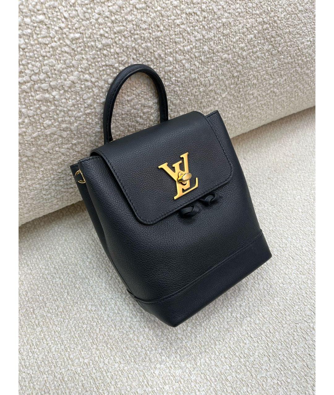 LOUIS VUITTON Черный кожаный рюкзак, фото 2