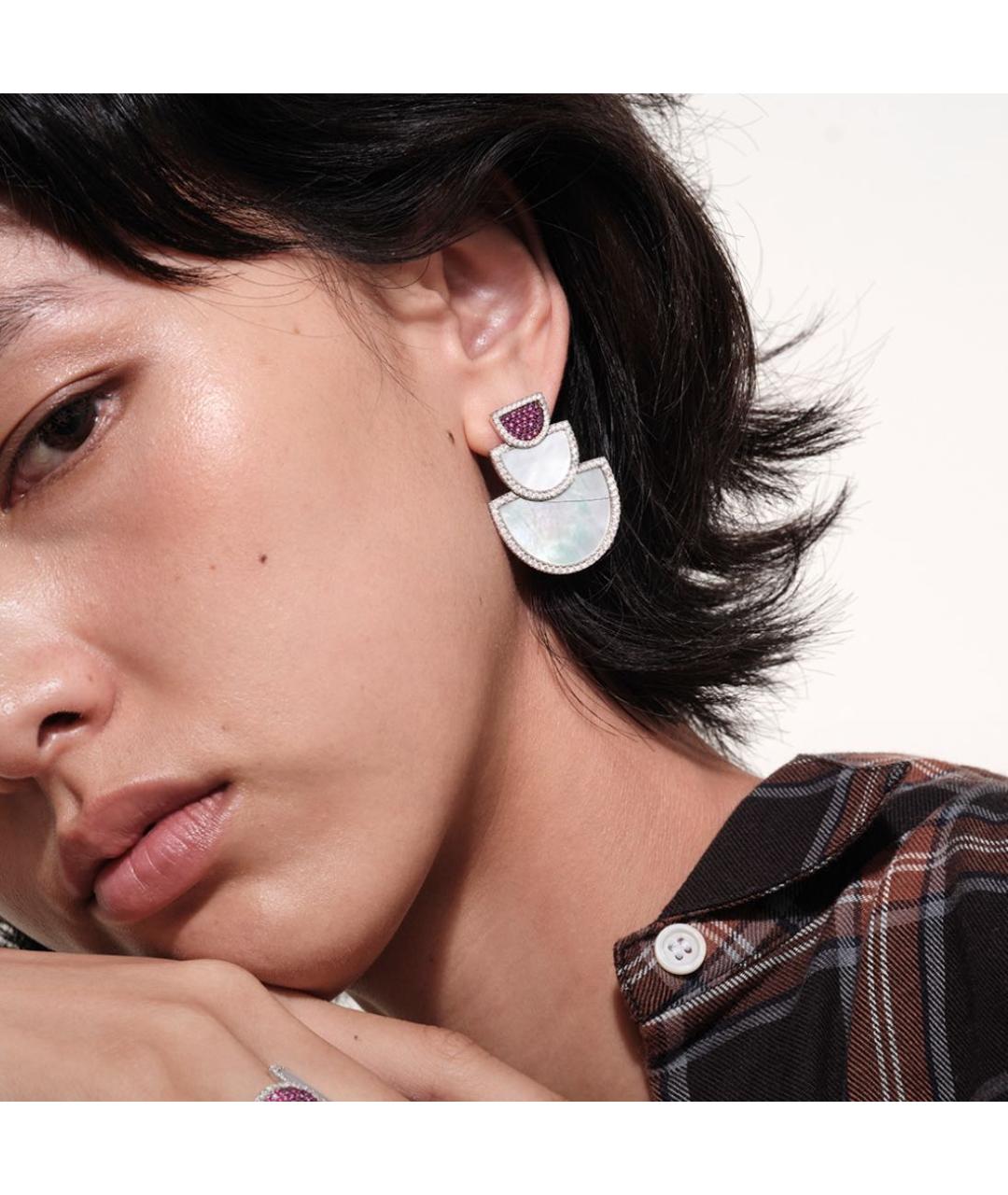 APM Monaco Серебряные серебряные серьги, фото 4