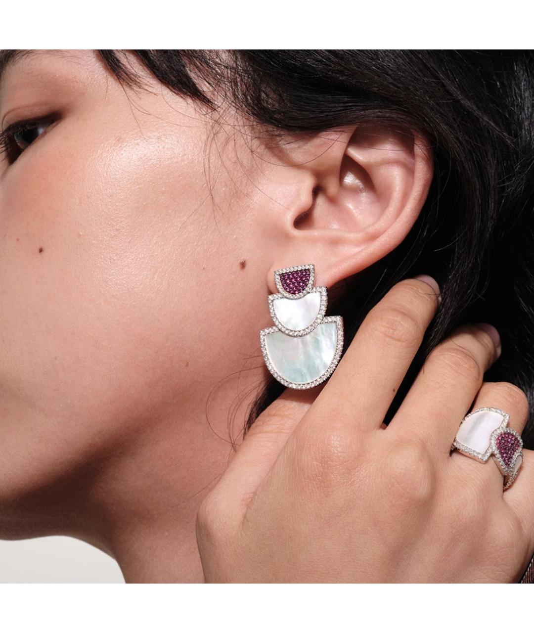 APM Monaco Серебряные серебряные серьги, фото 3