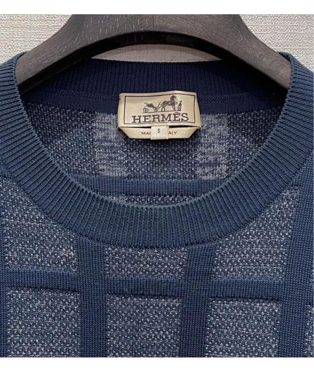 HERMES Серый кашемировый джемпер / свитер, фото 4