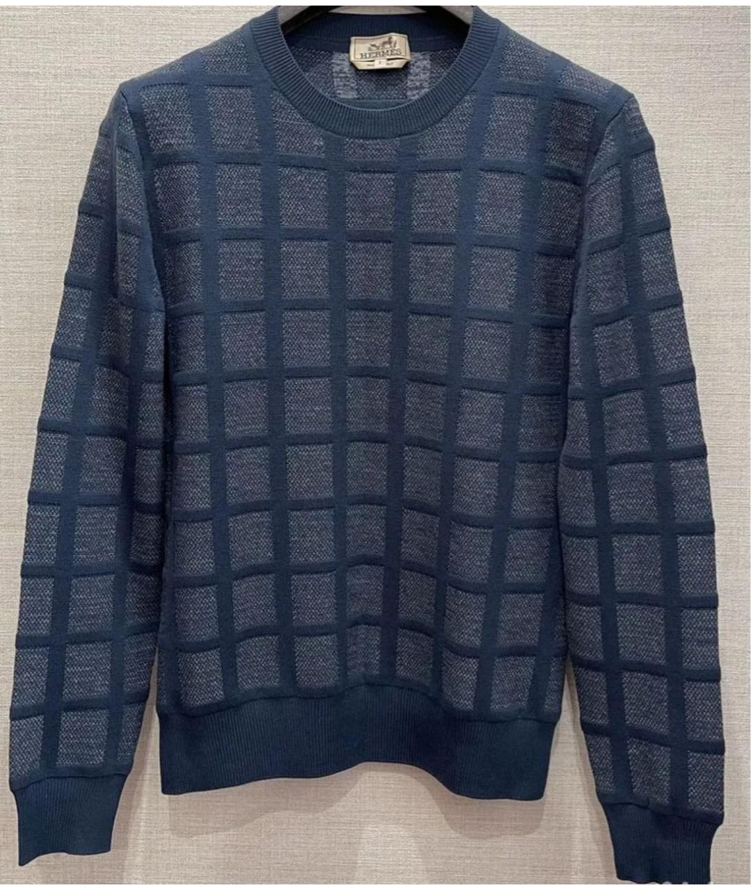 HERMES Серый кашемировый джемпер / свитер, фото 5