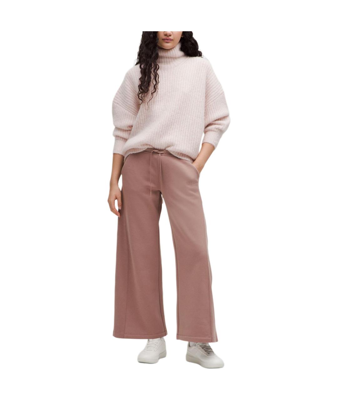 Lululemon Розовые прямые брюки, фото 3