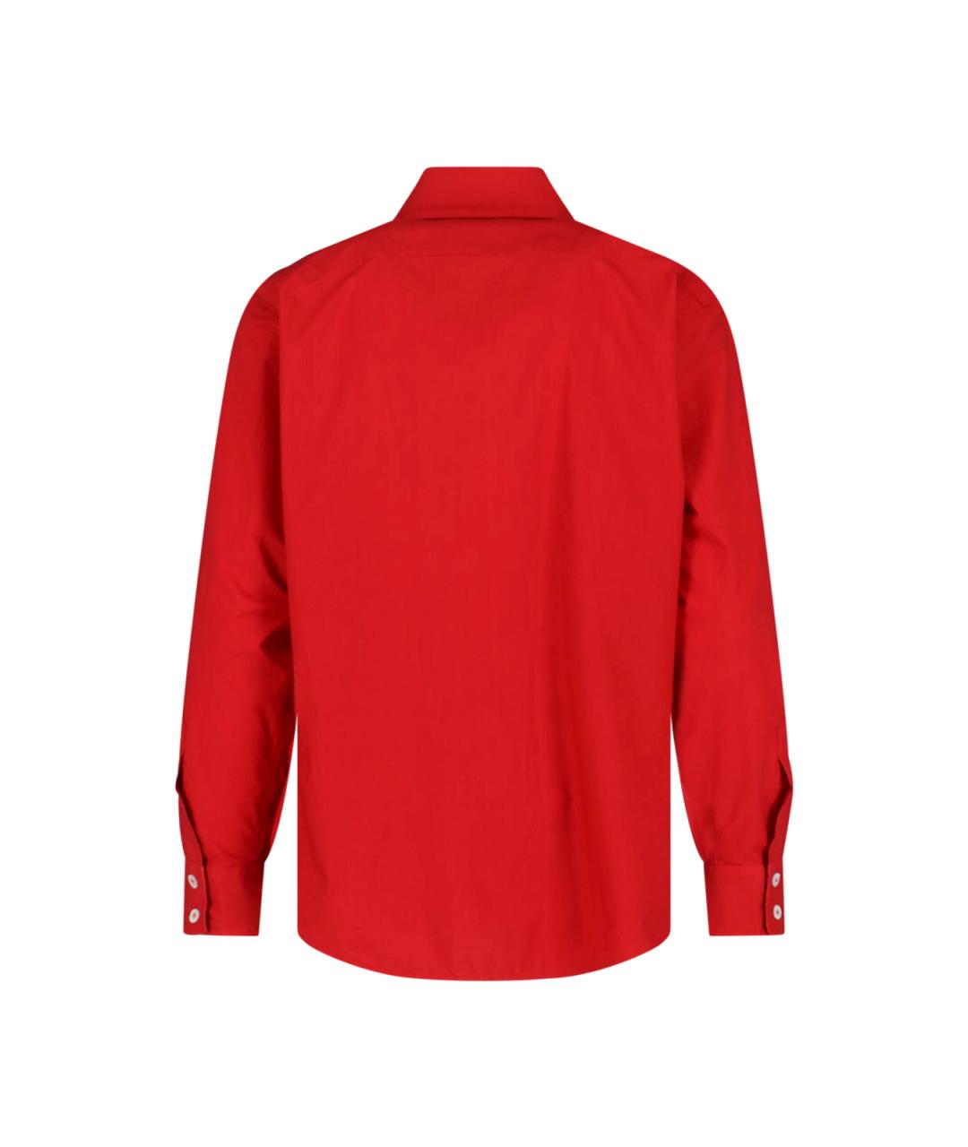 ASPESI Красная хлопковая кэжуал рубашка, фото 2