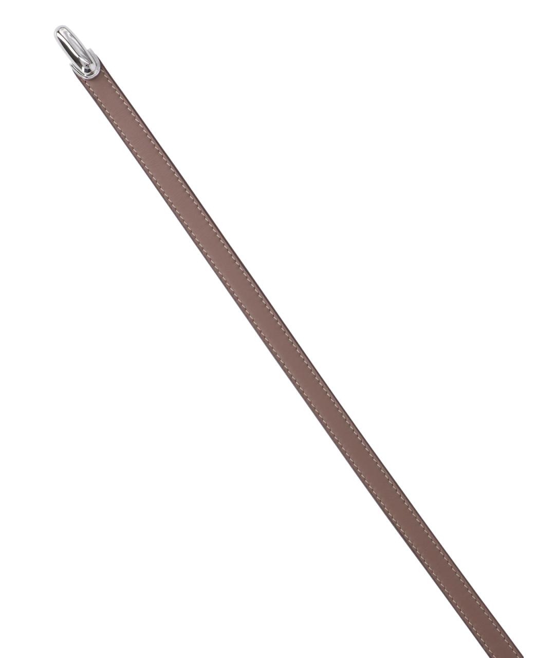 Savette Бежевый кожаный ремень, фото 3