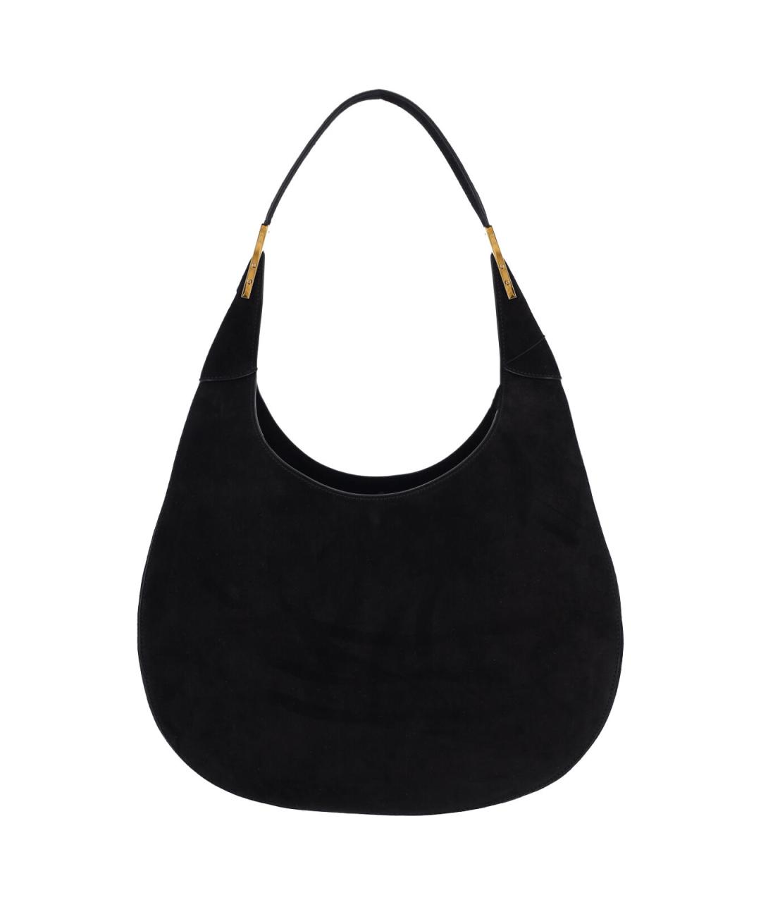 Savette Черная замшевая сумка через плечо, фото 3