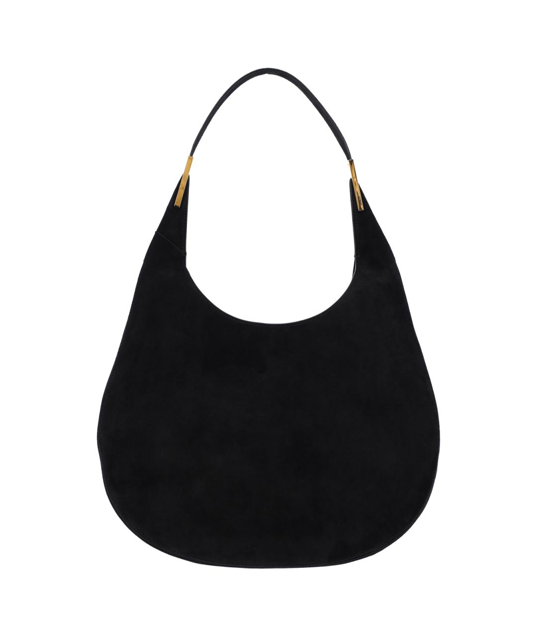 Savette Черная замшевая сумка через плечо, фото 1