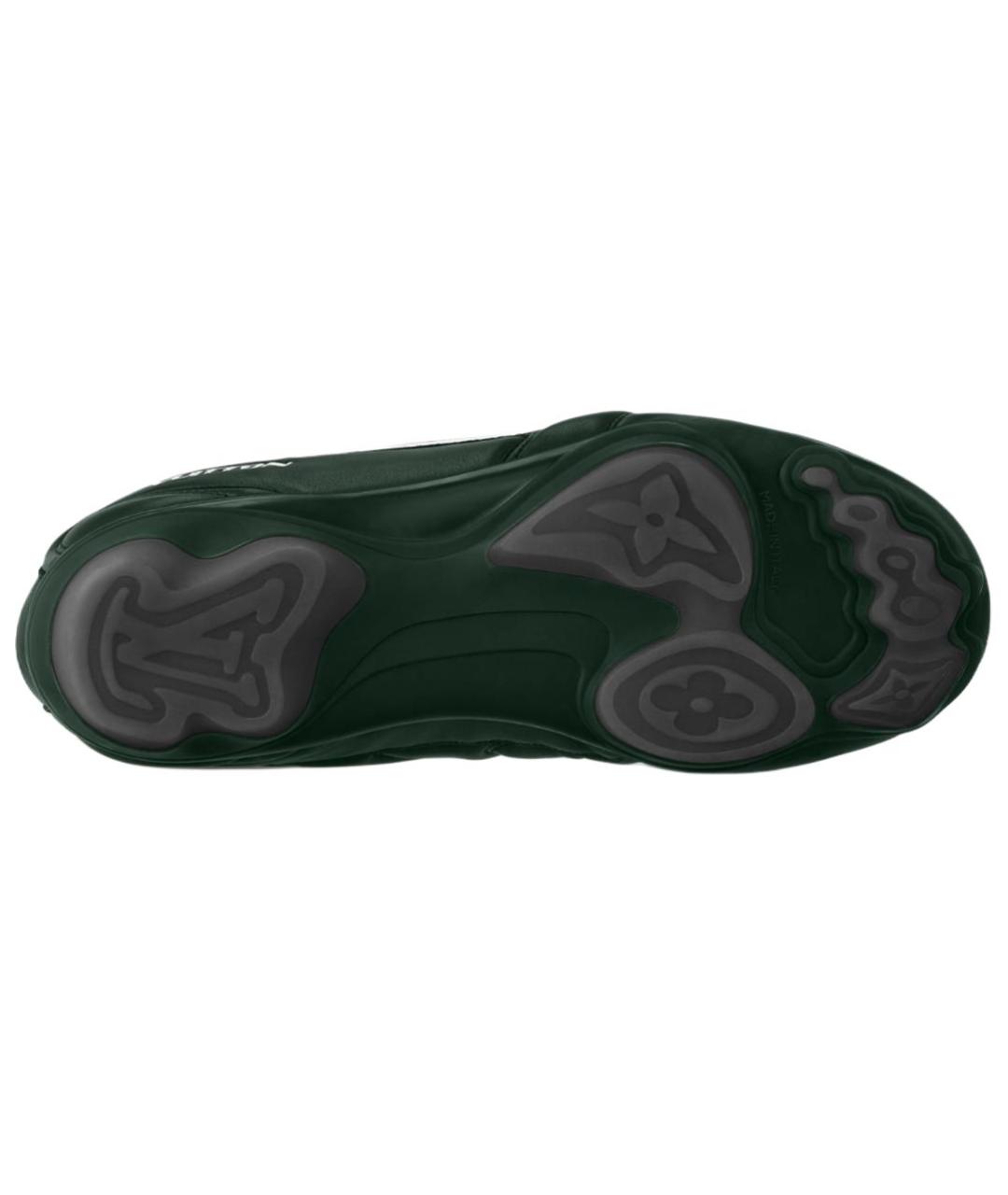 LOUIS VUITTON Зеленые низкие кроссовки / кеды, фото 6