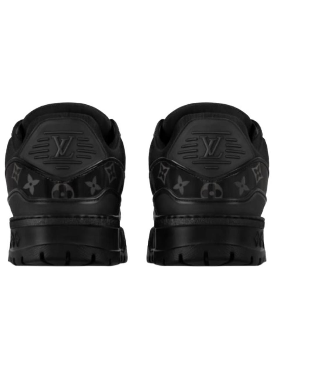 LOUIS VUITTON Черные низкие кроссовки / кеды, фото 5
