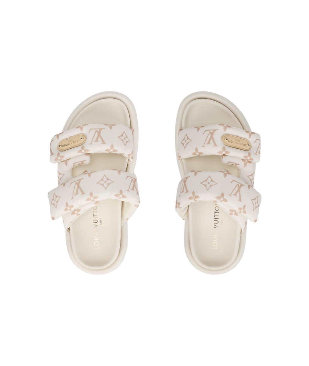 LOUIS VUITTON Белые сандалии, фото 3
