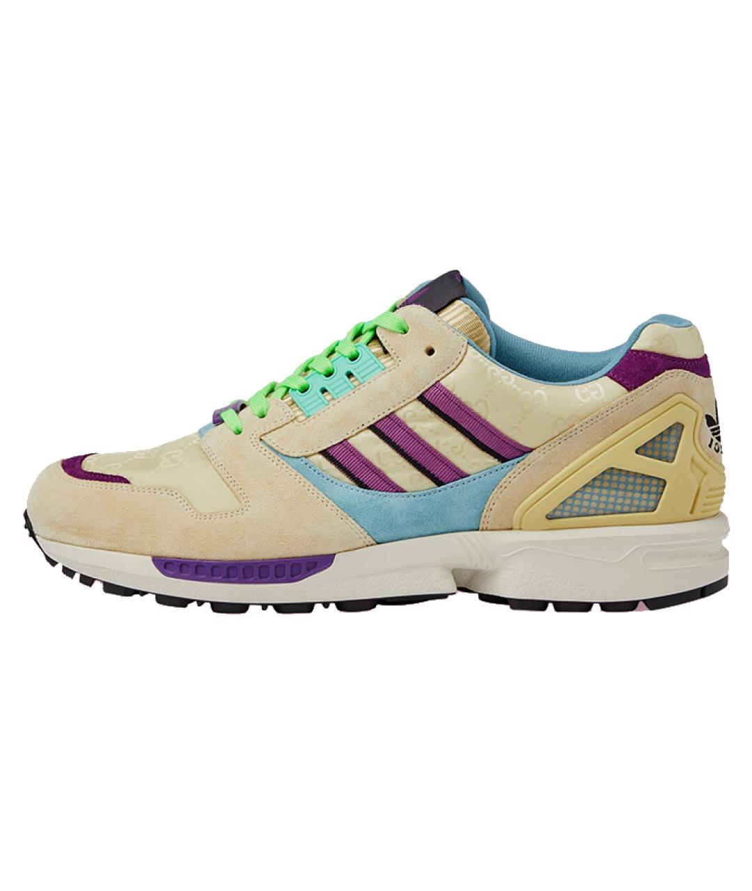 GUCCI Бежевые низкие кроссовки / кеды, фото 6