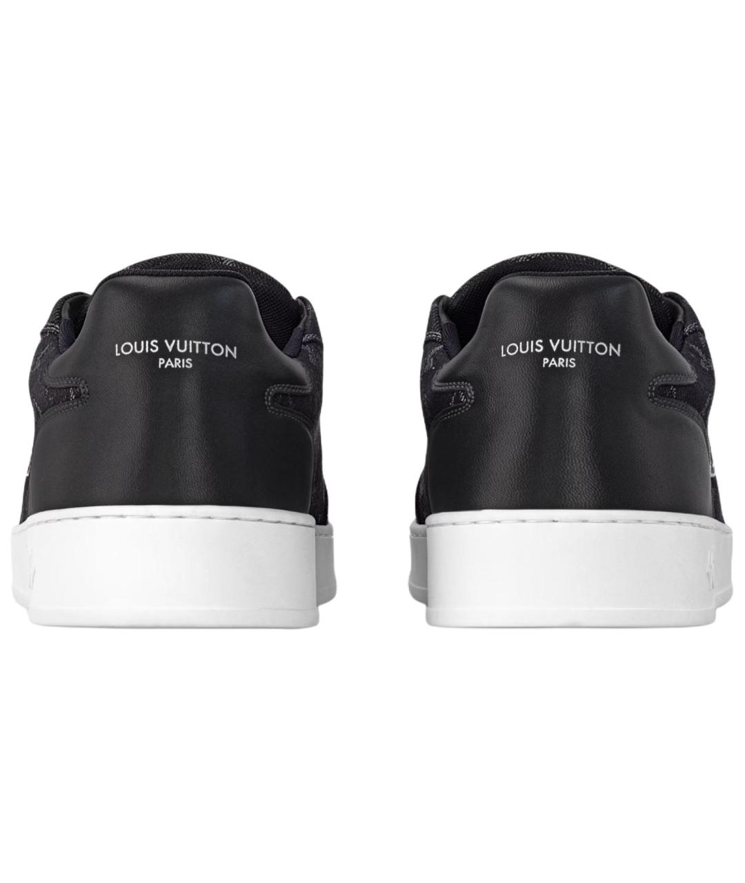 LOUIS VUITTON Черные низкие кроссовки / кеды, фото 5