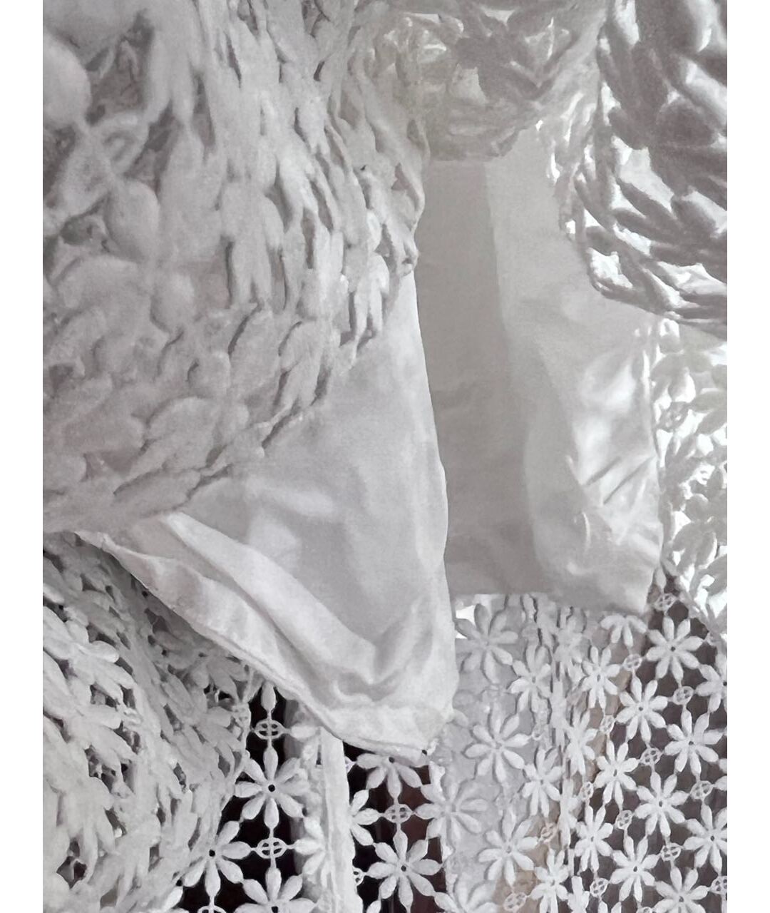 SELF-PORTRAIT Белое повседневное платье, фото 6
