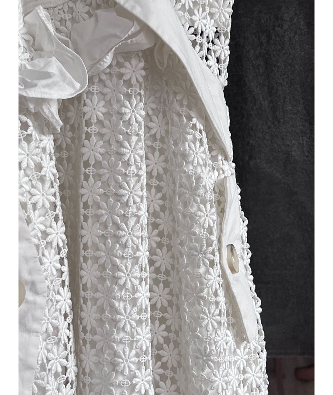SELF-PORTRAIT Белое повседневное платье, фото 2