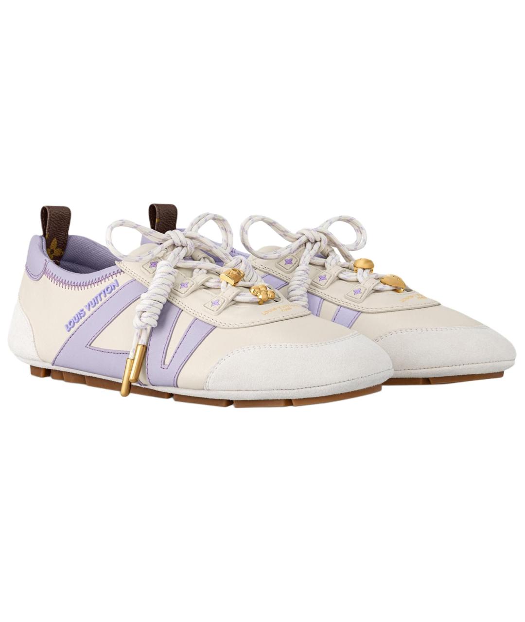 LOUIS VUITTON Фиолетовые кроссовки, фото 2