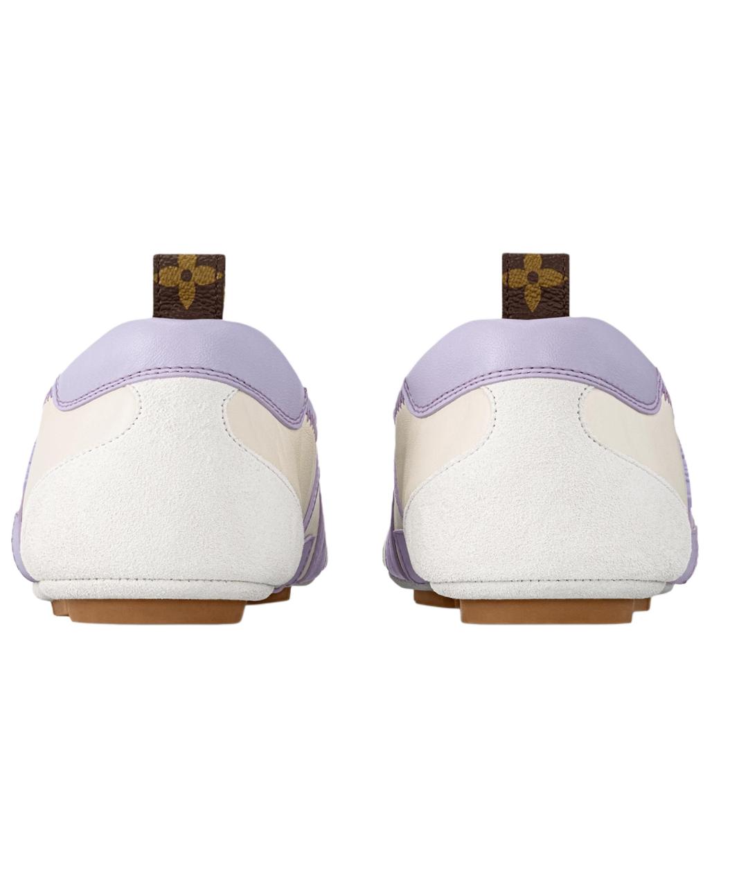 LOUIS VUITTON Фиолетовые кроссовки, фото 4